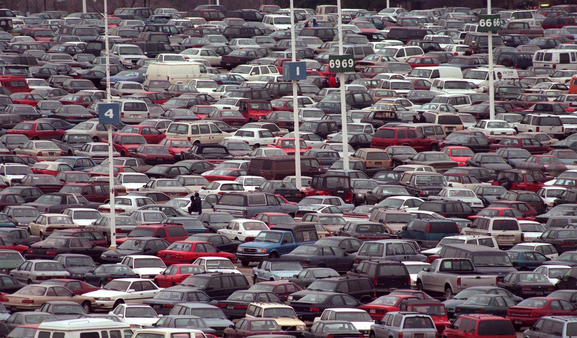Suburban Shoppers using Monroeville Mall Parking