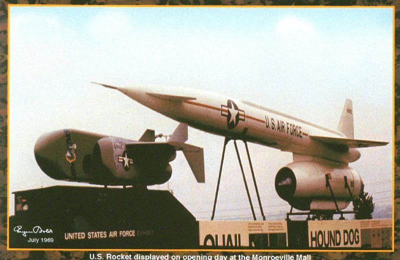 US Rocket displayed on opening day at the Monroeville Mall