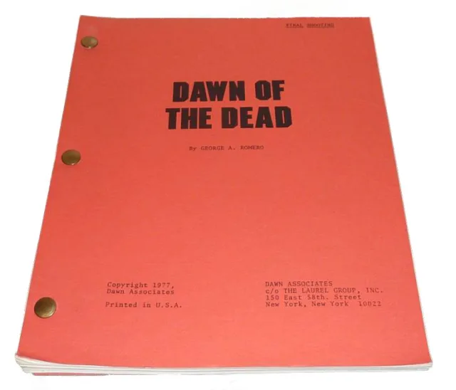 Dawn of the Dead (1978) Movie Script