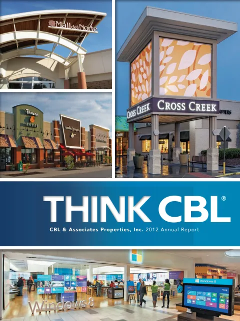2012 CBL & Associates Annual Report