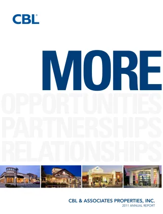 2011 CBL & Associates Annual Report