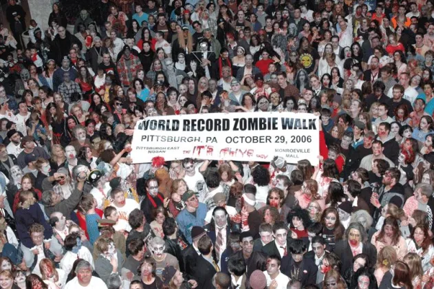 World Record Zombie Walk at Monroeville Mall