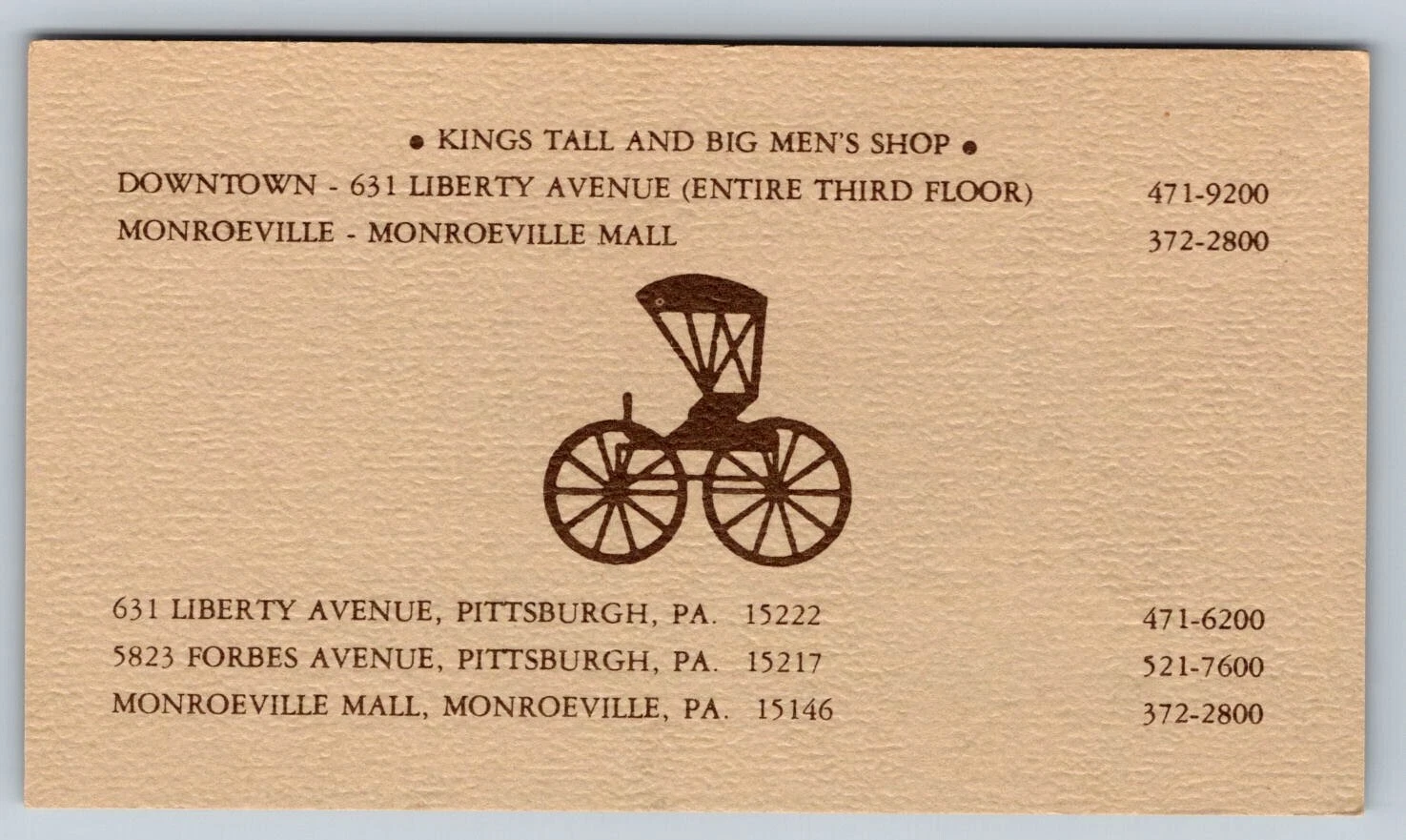 Coach House King's Tall & Big Men's Shop